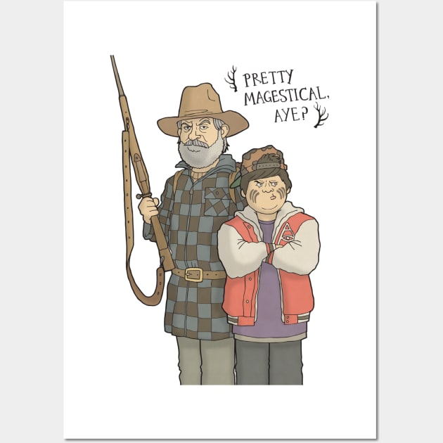 Hunt for the Wilderpeople Wall Art by CarlBatterbee